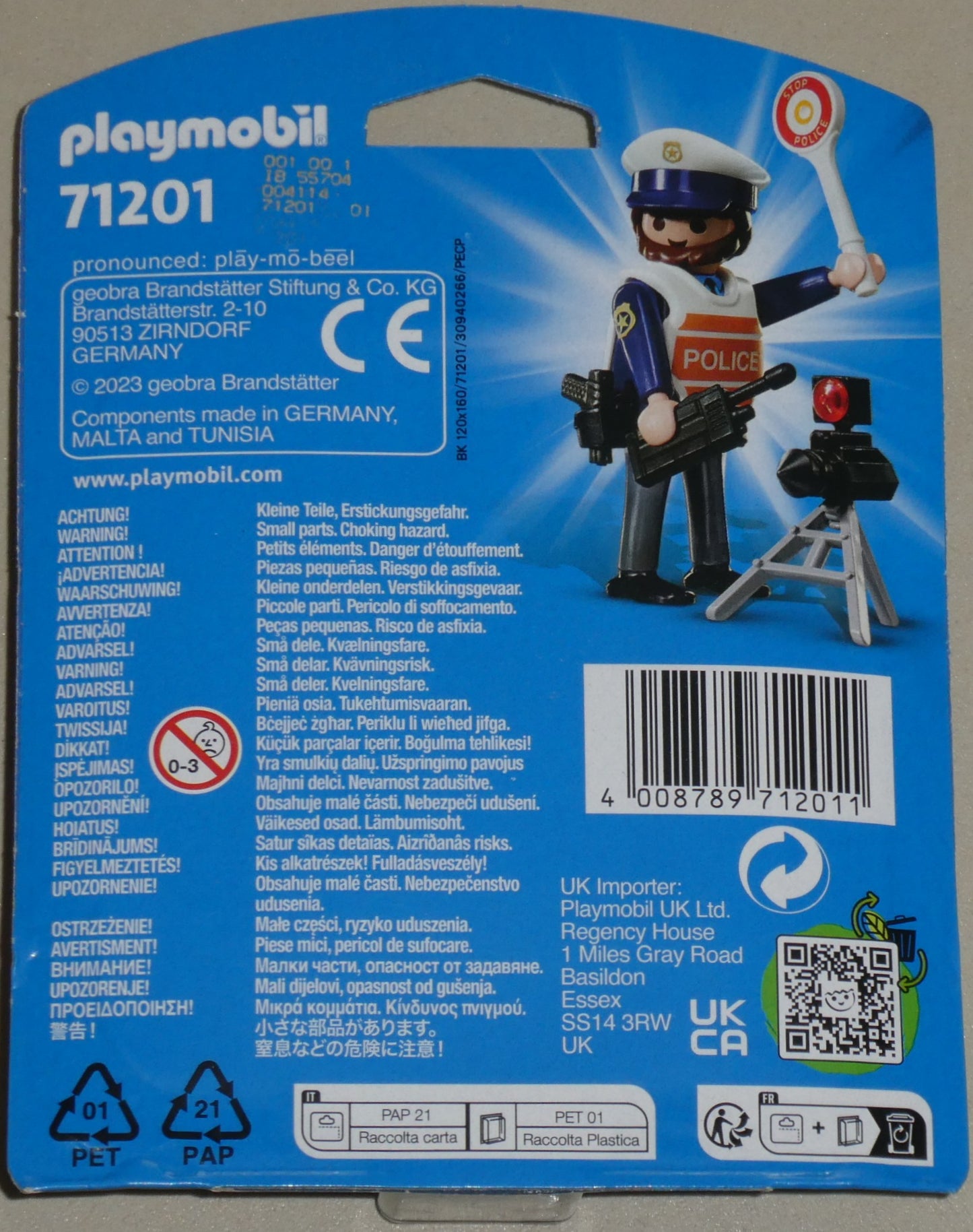 Playmobil 71201 Verkehrspolizist