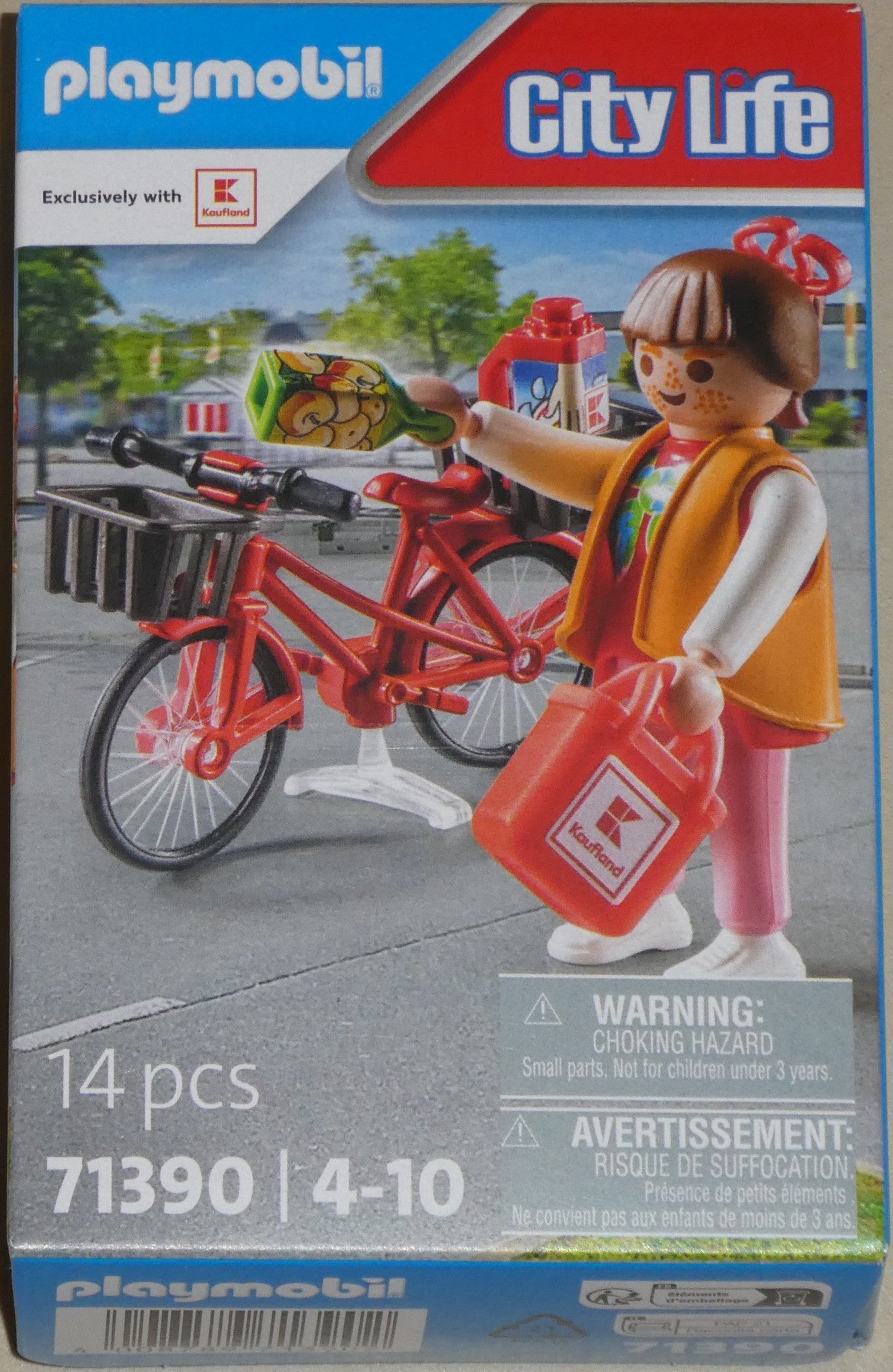 playmobil fahrradständer Playmobil 71390 Kaufland Fahrrad Einkäuferin – best-toys24