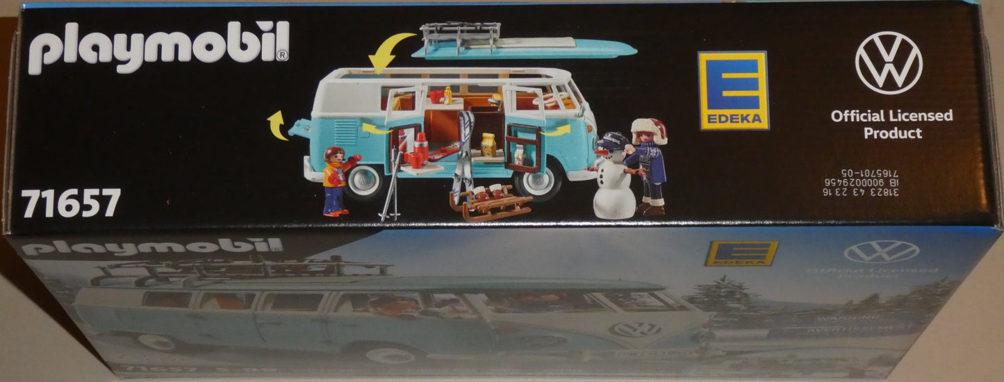 Playmobil 71657 Volkswagen T1 Camping Bus - EDEKA Winteredition