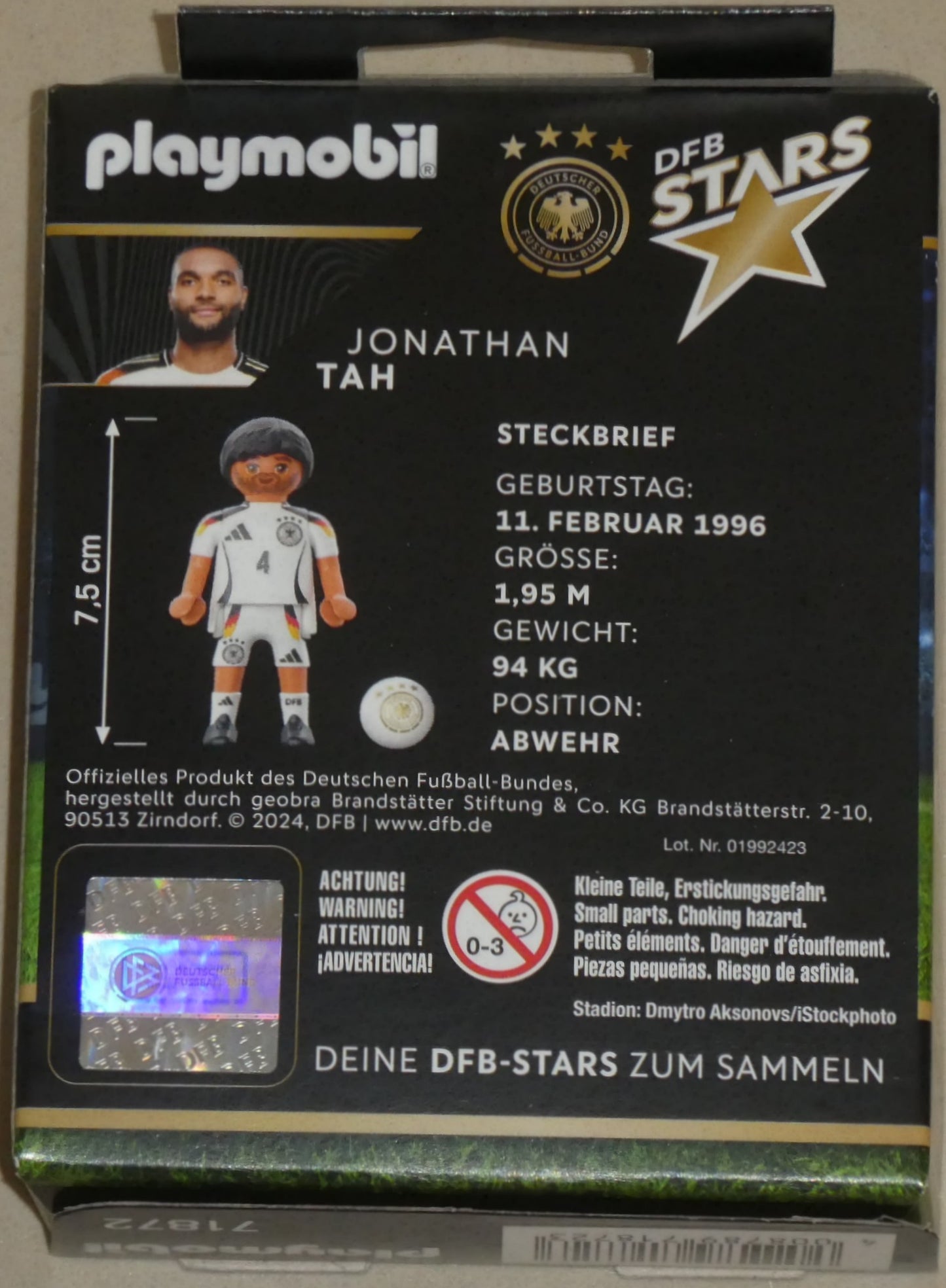Playmobil 71872 Jonathan Tah