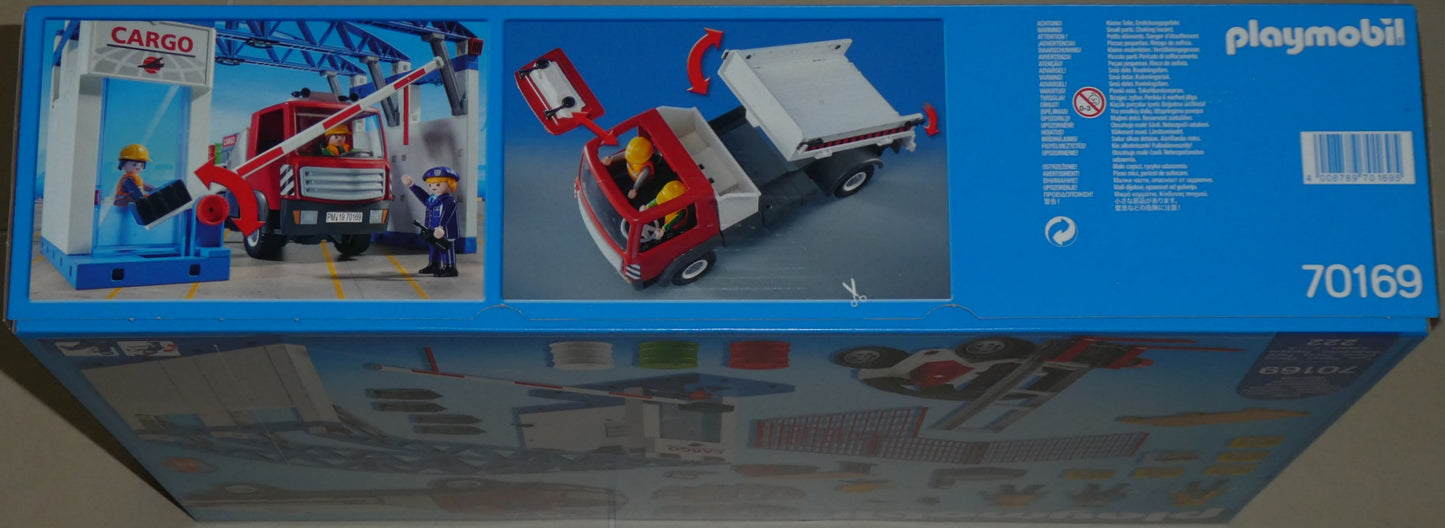 Playmobil 70169 Cargo-Halle mit Transportfahrzeugen