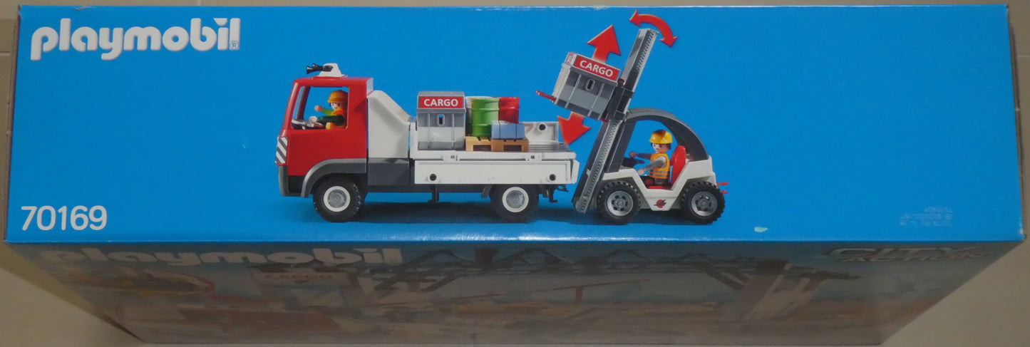 Playmobil 70169 Cargo-Halle mit Transportfahrzeugen