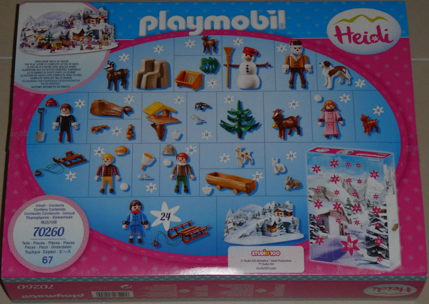 Playmobil 70260 Adventskalender "Heidis Winterwelt"