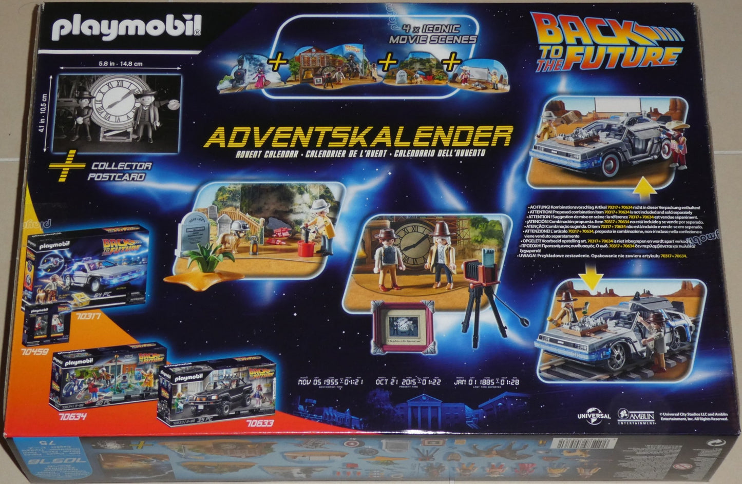 Playmobil 70576 Adventskalender "Back to the Future Part III"