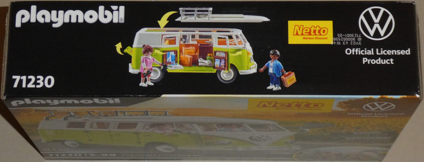 Playmobil 71230 Volkswagen T1 Camping Bus - Netto Edition