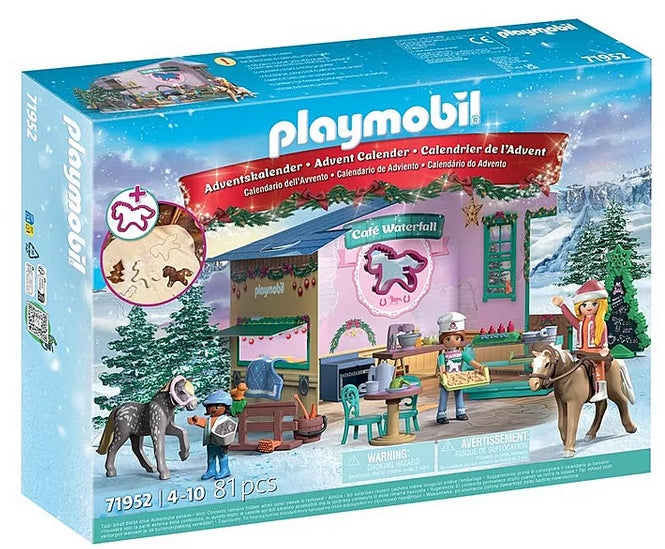 Playmobil 71952 Adventskalender Weihnachtsbacken im Reitercafé