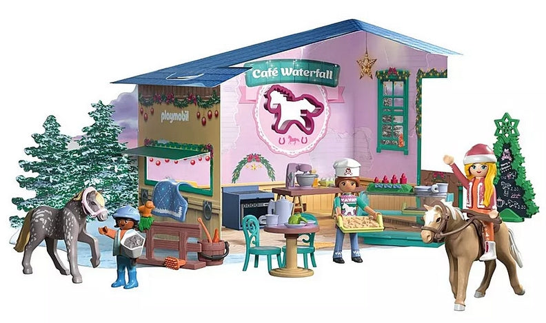 Playmobil 71952 Adventskalender Weihnachtsbacken im Reitercafé