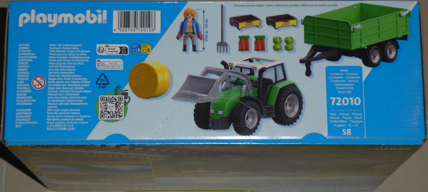 Playmobil 72010 Traktor mit Anhänger