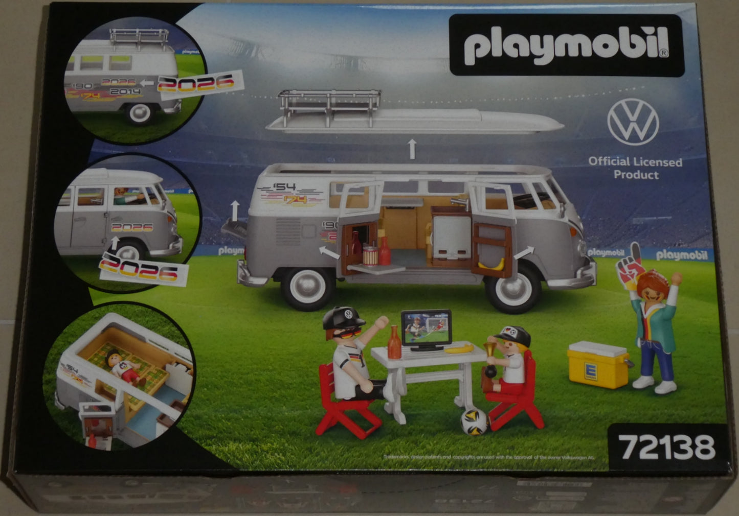 Playmobil 72138 Volkswagen T1 Bus - EDEKA Fan-Edition