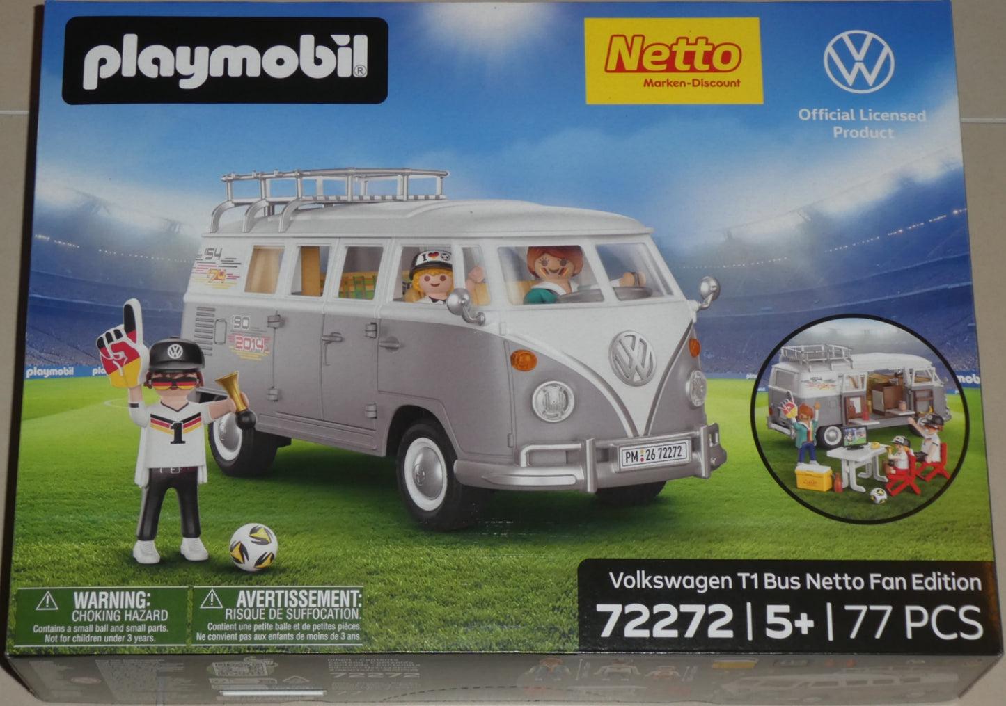 Playmobil 72272 Volkswagen T1 Bus - NETTO Fan-Edition