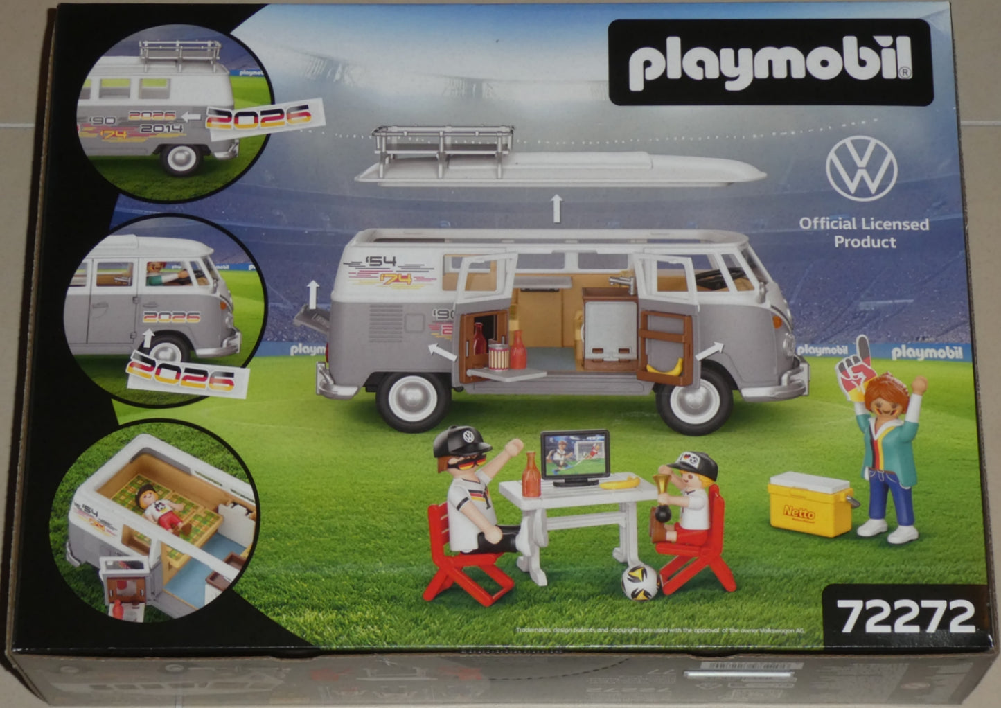 Playmobil 72272 Volkswagen T1 Bus - NETTO Fan-Edition