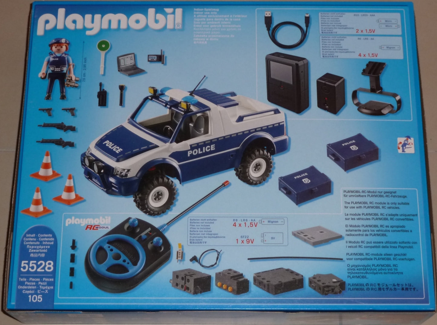 Playmobil 5528 RC Polizeiauto mit Kamera-Set