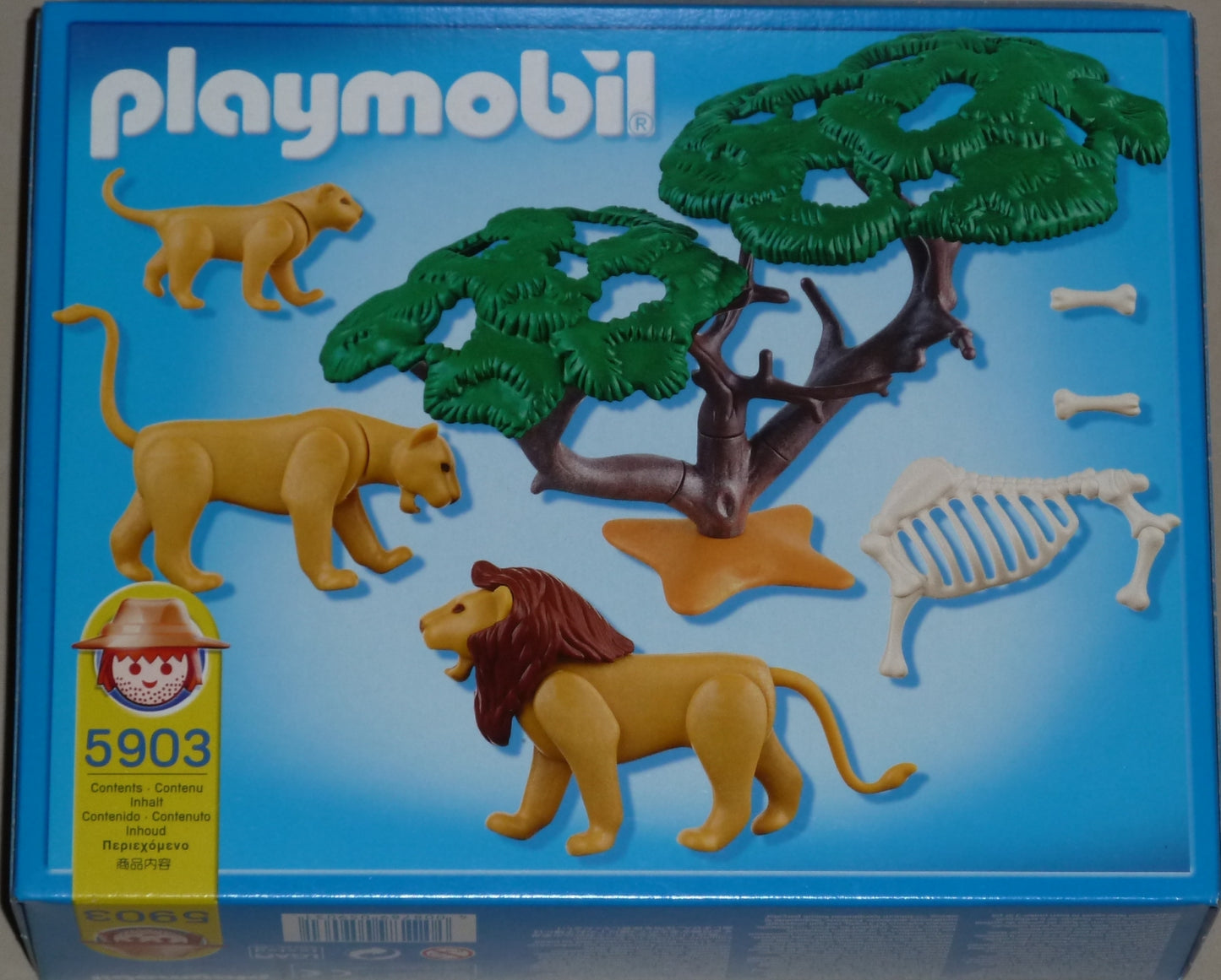 Playmobil 5903 Löwenfamilie mit Skelett